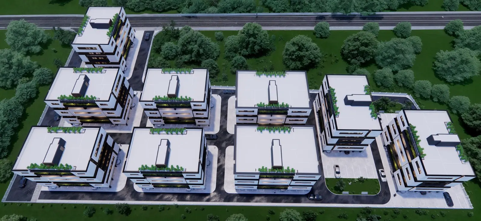 kıbrıs berçem inşaat geniş açı görsel 