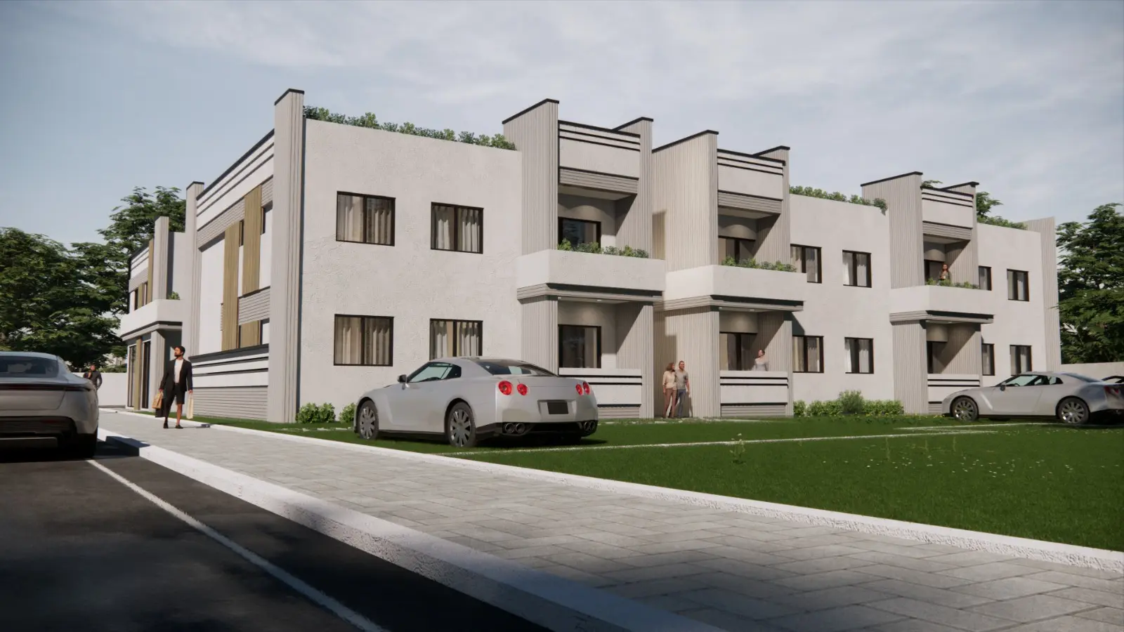 Berçem İnşaat Kıbrıs Yeniboğaziçi yap-sat konut projesi