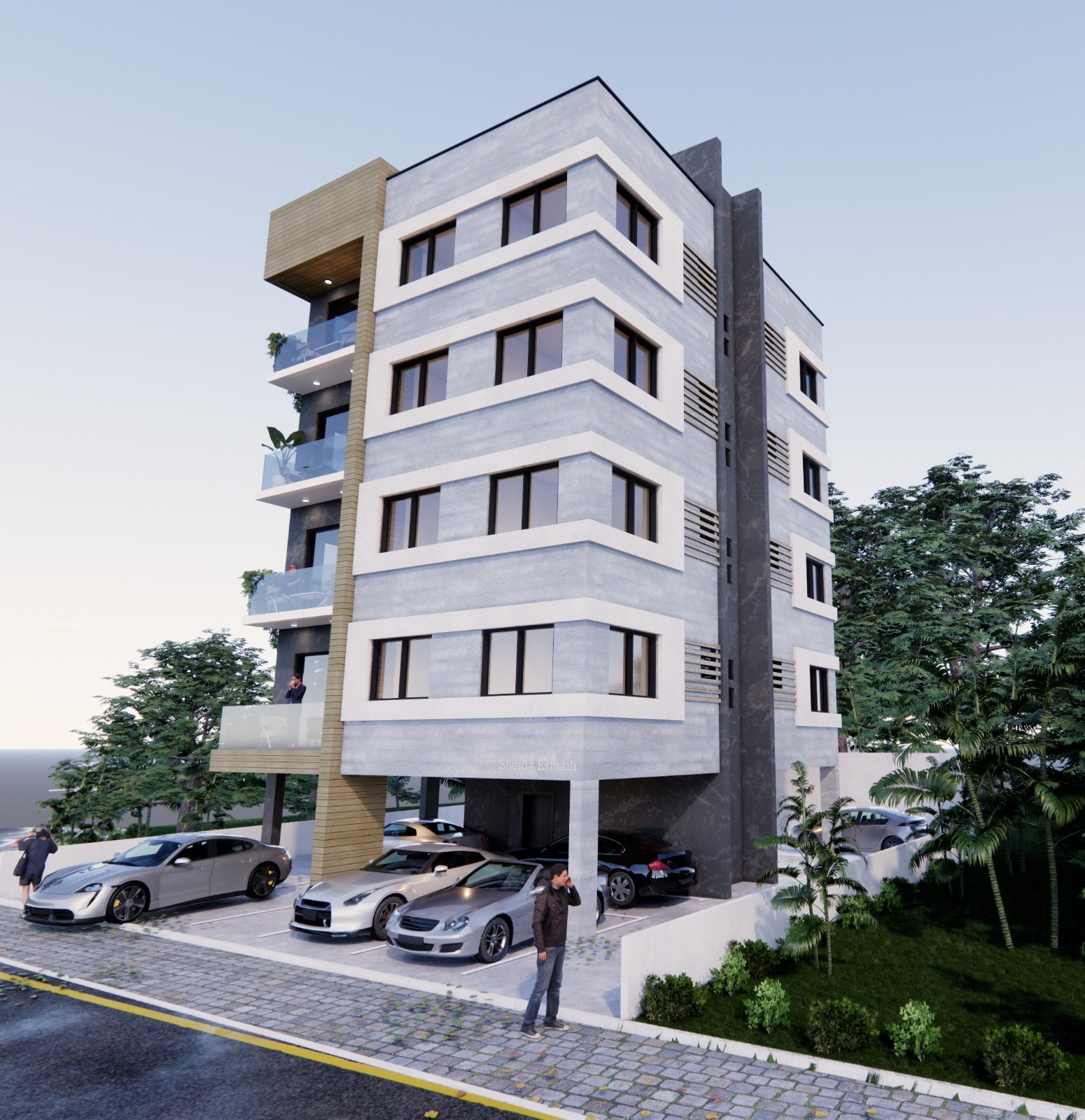 Şevki Sait projesi dış cephe görseli